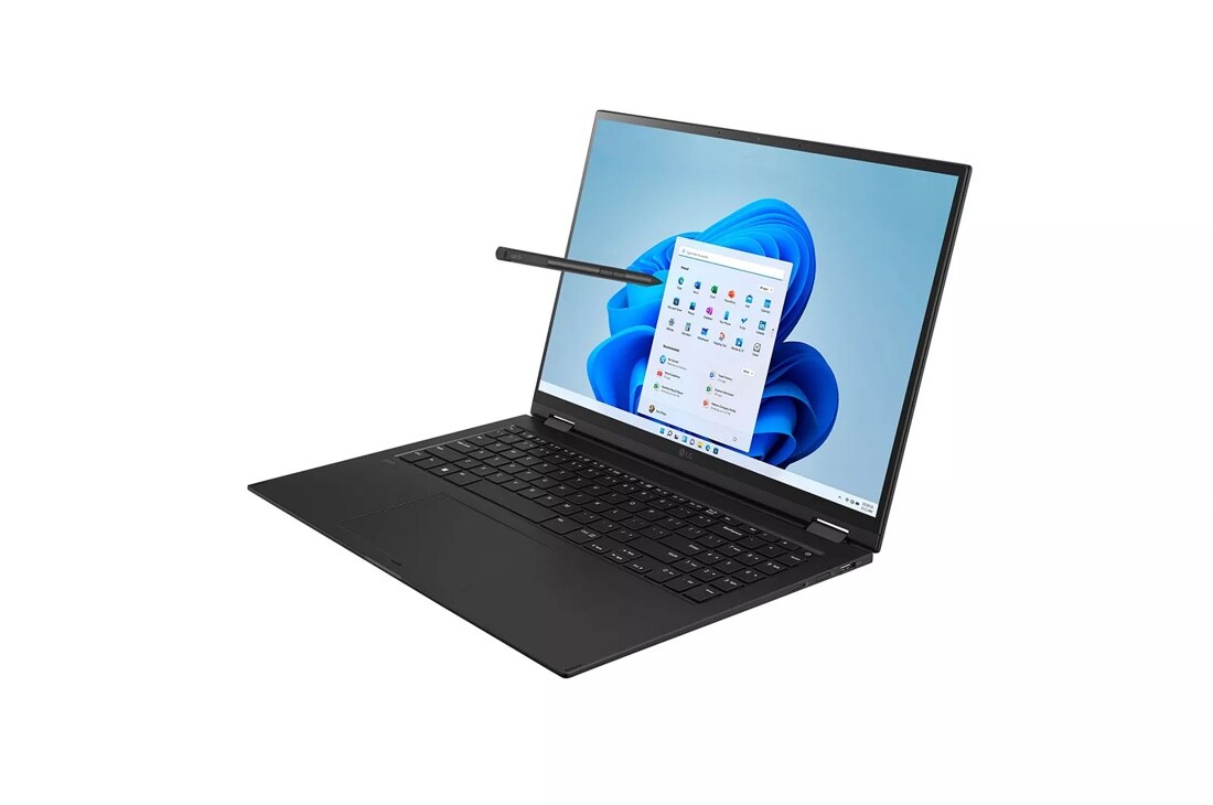 LG gram 16” 2in1 Lightweight Laptop, Intel® 12th Gen Core® i7 Evo™ Platform, Windows 11 Home, 16GB RAM, 2TB SSD, Black