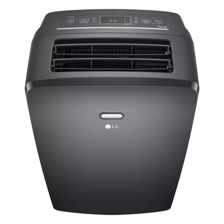 LG Electronics LP0821GSSM 8000-BTU DOE (115-Volt) White Vented Wi-Fi  enabled Portable Air Conditioner with Remote Cools 350-sq ft in the Portable  Air Conditioners department at