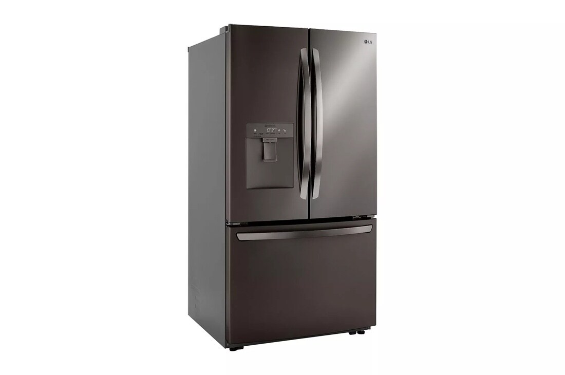 29 cu. ft. french door refrigerator left side angle view