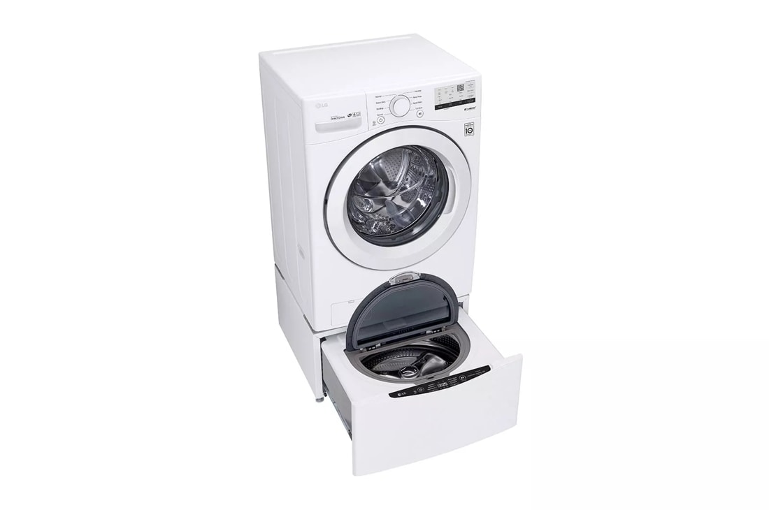 LG 4.5 Cu. Ft. High-Efficiency Stackable Smart Front Load Washer