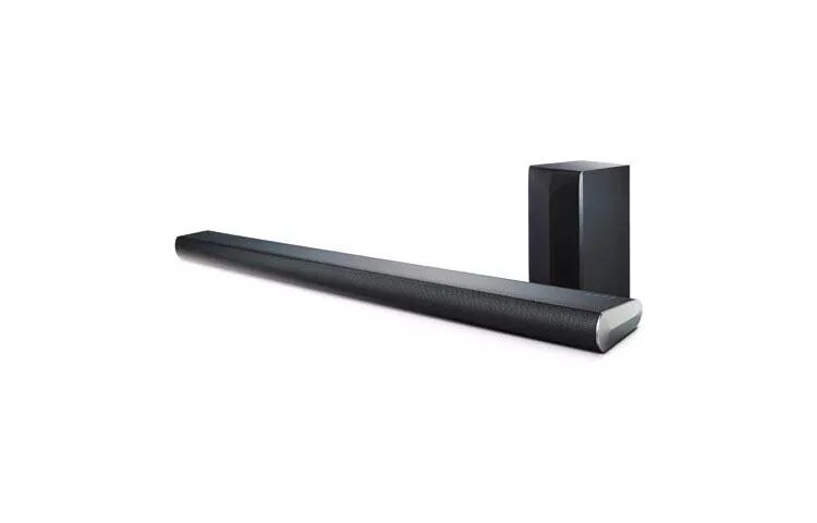 320W 2.1ch Sound Bar Audio System with Wireless Active Subwoofer and Bluetooth Connectivity