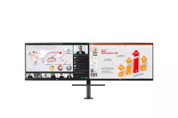 QHD Monitor Ergo Dual with USB Type-C™ and Daisy Chain