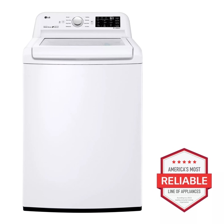 LG WT7100CW: 4.5 cu. ft. Top Load Washer