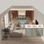 AS601HHB0 Air Purifier room coverage infographic showing coverage up to 2,059 sq. ft. with air changes per hour chart
