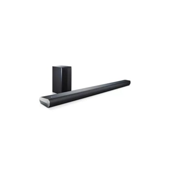 320W 2.1ch Sound Bar Audio System with Wireless Active Subwoofer and Bluetooth Connectivity