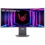 Front view of the 34 Inch LG UltraGear (34GS95QE-B) OLED curved gaming monitor with 240Hz refresh rate and 0.03ms (GtG) response time