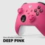 EP229911 Xbox Wireless Controller in Deep Pink with textured grip and action buttons - Angled View