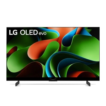 Front facing image of the LG OLED evo 42 Inch TV