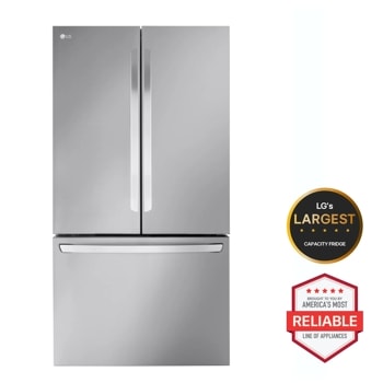 LG's largest capacity fridge in its class* 
*Among models with an external ice & Water Dispenser
Brought to you by America's most Reliable line of appliances.