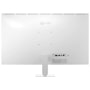 LG 32G403B-W UltraGear Monitor with white stand and ventilation grille - Back View with Ports