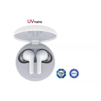 LG TONE Free UVnano FN6 Wireless Earbuds White LG USA