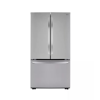 23 cu. ft. french door counter depth refrigerator front view