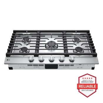 36” Gas Cooktop with UltraHeat™ 20K BTU Burner