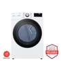 LG DLEX4000W Electric Dryer Brought to You by Americas Most Reliable Line of Appliances - Front View