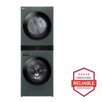 LG WKEX200HGA Single Unit Front Load WashTower™ Washer and Dryer front view