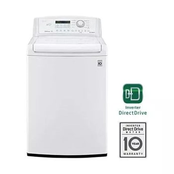 LG - WT1150CW - 4.5 cu.ft. Capacity Top Load Washer with Front Control  Design-WT1150CW