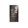 Front view of the 28 cu. ft. Smart wi-fi Enabled InstaView™ Door-in-Door® Refrigerator - LFXS28596D. 
