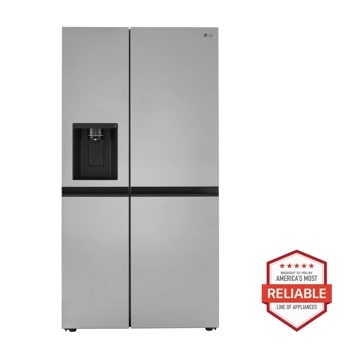 23 cu. ft. Side-by-Side Counter-Depth Refrigerator with Smooth Touch Dispenser
