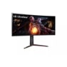 Left side view of the 34 Inch LG UltraGear (34GP950G-B) curved gaming monitor with 144Hz refresh rate and 1ms (GtG) response time