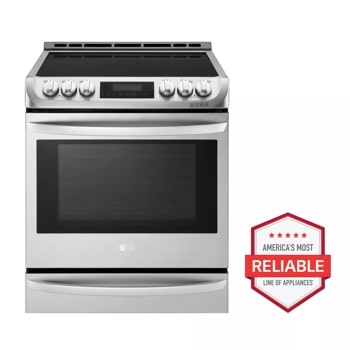 LG LSE4617ST 6.3 cu. ft. Smart wi-fi Enabled Induction Slide-in Range with ProBake Convection® and EasyClean®
