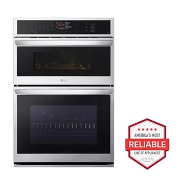 LG 30 Smart Built-In Electric Convection Combination Wall Oven with  Microwave and Air Fry Stainless Steel WCEP6423F - Best Buy