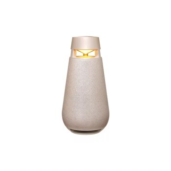 LG XBOOM 360 Bluetooth Speaker with Omnidirectional Sound, Beige