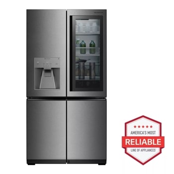 LG URNTS3106N lg signature 31 cu. ft. door in door refrigerator front view