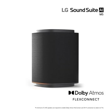 Sound Suite M5 | Wireless Speaker | Ch 1.1.1 | Dolby Atmos FlexConnect | Spatial Audio