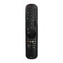 LG AKB76039902 remote control with navigation wheel and power button in black finish