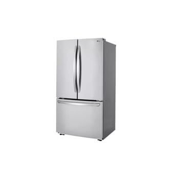 23 cu. ft. french door counter-depth refrigerator right side angle view