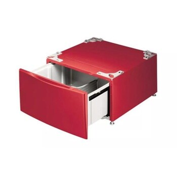 Laundry Pedestal - Wild Cherry Red