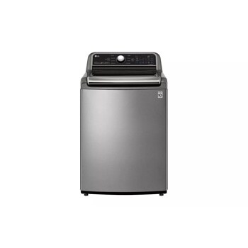 Front view of the 4.8 cu. ft. Mega Capacity  Smart wi-fi Enabled Top Load Washer with Agitator and TurboWash3D™ Technology - WT7305CV. 
