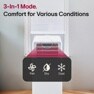 3-in-1 mode. Comfort for various Conditions
Fan
Dry
Cool