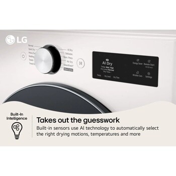 LG Laundry DLEX5800A_DLGX5801A Built-In Intelligence Infographic