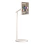 LG 32LX6BWGA StanbyME 2 portable touchscreen display on adjustable floor stand with app interface visible