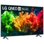 65-Inch LG QNED AI Mini LED 4K TV 65QNED85BUA with vibrant color display - Side Angle