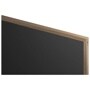 LG GF26XW55 TV Gallery Stand with wood grain finish - Side Angle