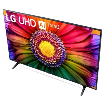 LG 65UR8000 65 inch 4K UHD LED TV with ai thinq right side angle view
