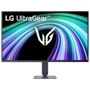 LG 27G414B-B UltraGear Gaming Monitor with colorful abstract display and adjustable stand - Front View