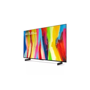 LG 42 Inch Class C2 AUA series OLED evo 4K UHD Smart webOS 22 w/ ThinQ AI TV