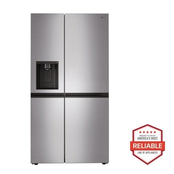 23 cu. ft. Side-by-Side Counter-Depth Refrigerator with Smooth Touch Dispenser
