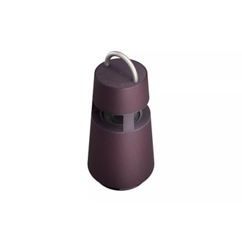 XBOOM 360 Omnidirectional Sound Portable Wireless Bluetooth Speaker with Mood Lighting - Burgundy