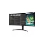 LG 35WN65C-B 35 inch UltraWide Curved WQHD HDR10 Monitor right side angle view
