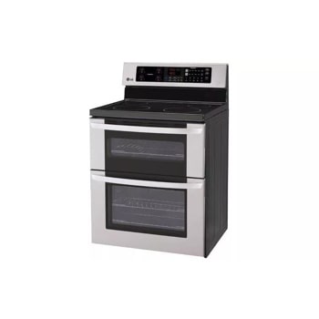 6.7 cu. ft. Capacity Electric Double Oven Range with a 6”-High Upper Oven and EasyClean®