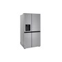 23 cu. ft. side-by-side counter-depth refrigerator left side angle view