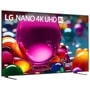 98-Inch LG NANO 4K UHD AI TV 98NU850BPUB with vibrant colorful display - Side Angle