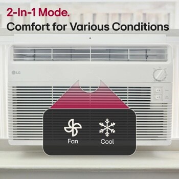 2-in-1 mode. Comfort for various Conditions
Fan
Cool