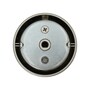 AEZ74073401 LG cooking accessory burner cap with stainless steel rim and mounting slots - Top View
