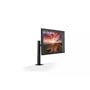 LG 32UN880-B 32 inch UltraFine Ergo Monitor left side angle view
