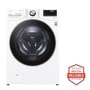 Front view of the 5.0 cu. ft. Mega Capacity  Smart wi-fi Enabled Front Load Washer with TurboWash™ 360° and Built-In Intelligence - WM4200HWA. Includes a graphic logo that says, Brought to you by America’s Most Reliable Line of Appliances.
